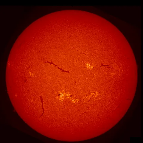 Image of Sun's chromosphere