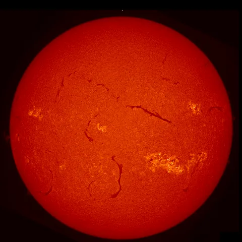 Image of Sun's chromosphere