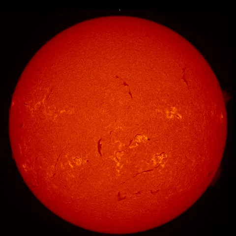 Image of Sun's chromosphere