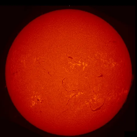 Image of Sun's chromosphere