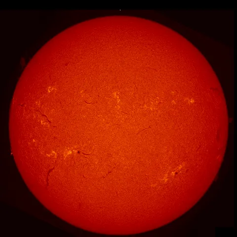 Image of Sun's chromosphere