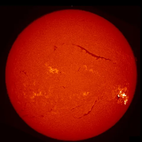 Image of Sun's chromosphere