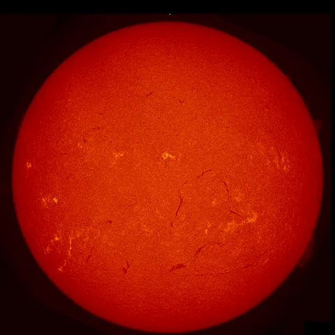 Image of Sun's chromosphere