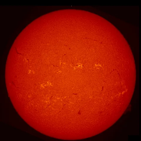 Image of Sun's chromosphere