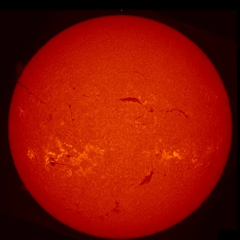 Image of Sun's chromosphere