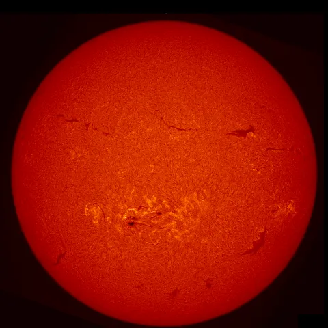 Image of Sun's chromosphere