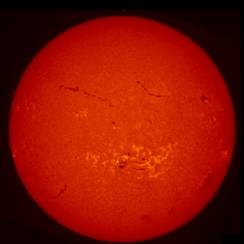 Image of Sun's chromosphere