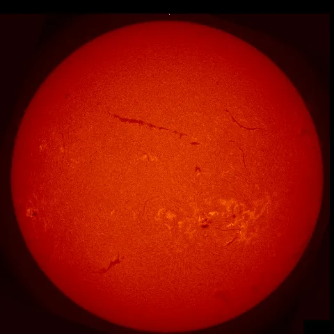 Image of Sun's chromosphere