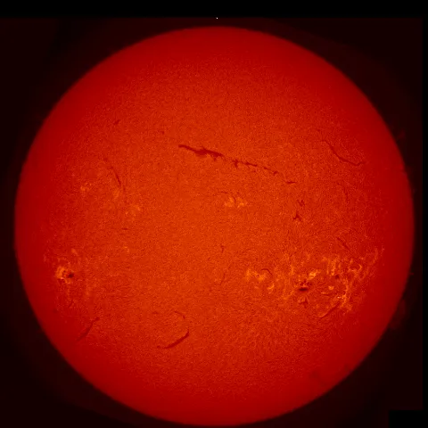 Image of Sun's chromosphere