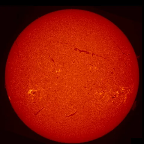 Image of Sun's chromosphere