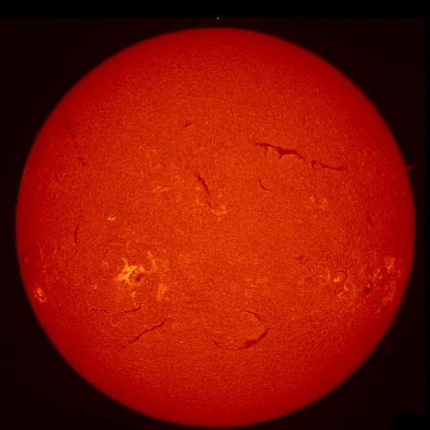 Image of Sun's chromosphere