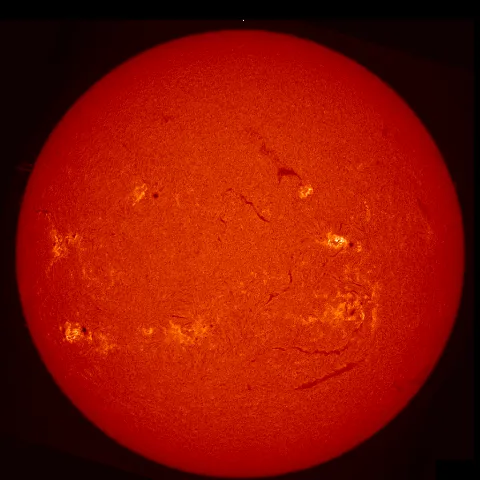 Image of Sun's chromosphere