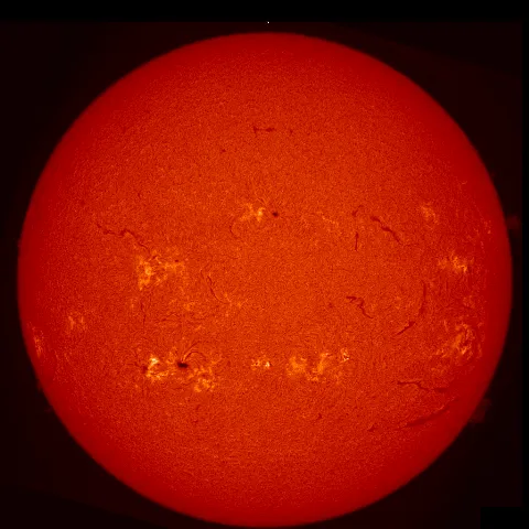 Image of Sun's chromosphere