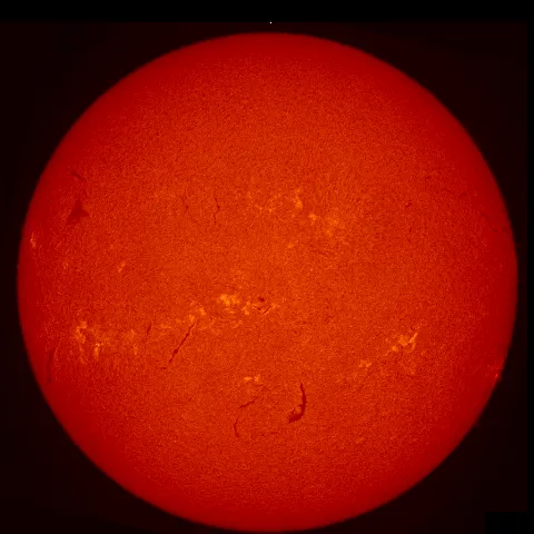 Image of Sun's chromosphere