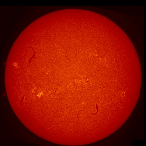 Image of Sun's chromosphere