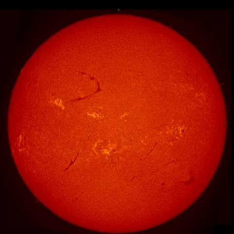 Image of Sun's chromosphere