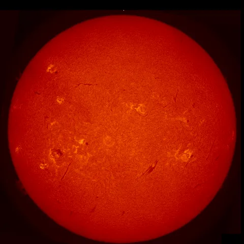 Image of Sun's chromosphere