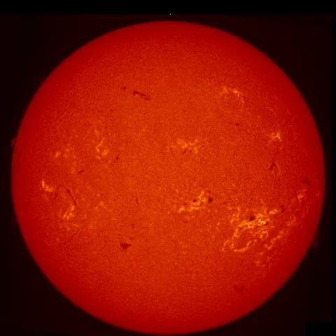 Image of Sun's chromosphere