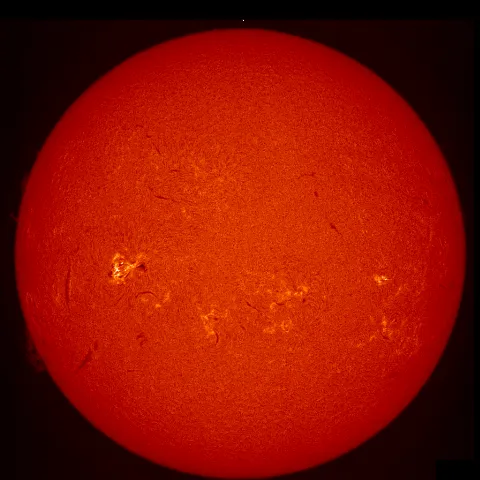 Image of Sun's chromosphere