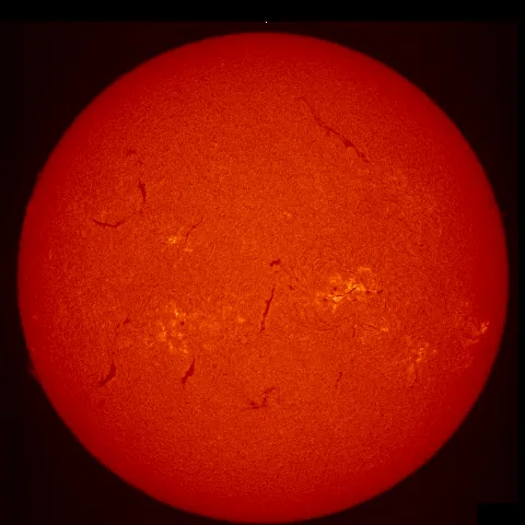 Image of Sun's chromosphere