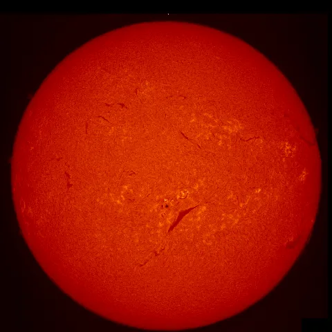 Image of Sun's chromosphere