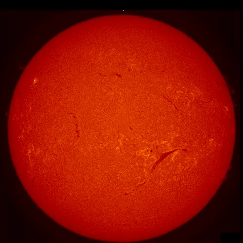 Image of Sun's chromosphere