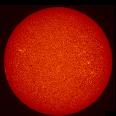 Image of Sun's chromosphere