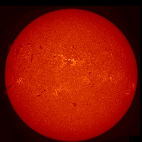 Image of Sun's chromosphere