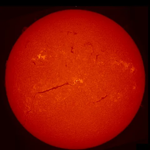 Image of Sun's chromosphere