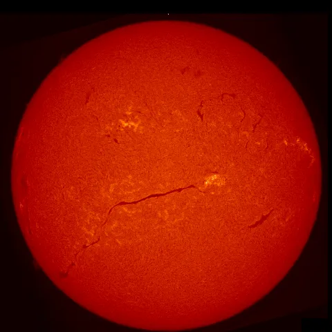 Image of Sun's chromosphere