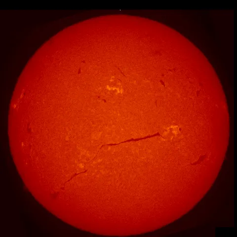 Image of Sun's chromosphere