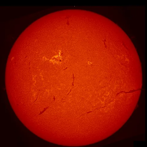 Image of Sun's chromosphere