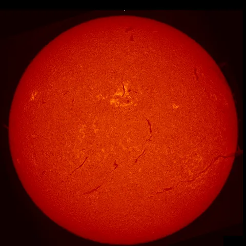 Image of Sun's chromosphere