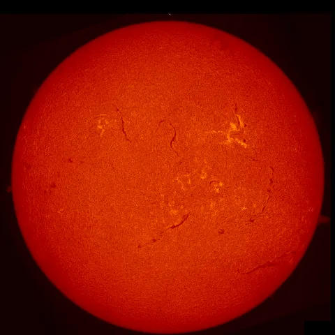 Image of Sun's chromosphere