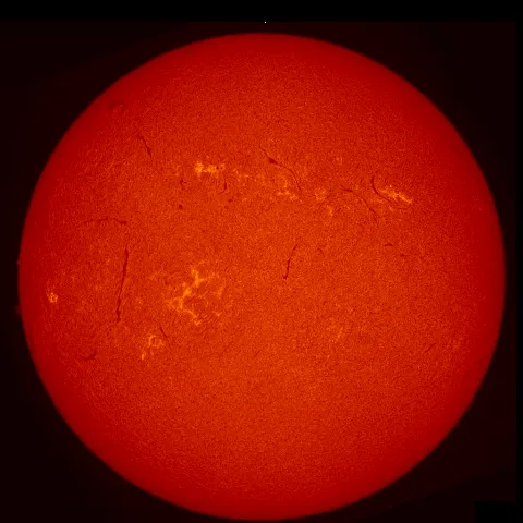 Image of Sun's chromosphere