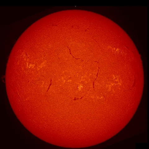 Image of Sun's chromosphere