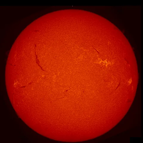 Image of Sun's chromosphere