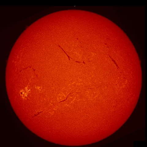 Image of Sun's chromosphere