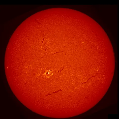 Image of Sun's chromosphere