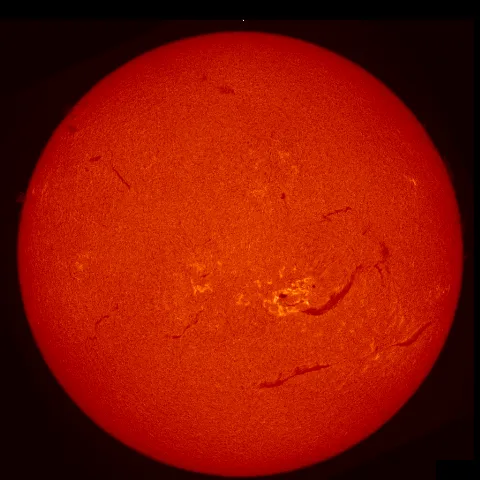 Image of Sun's chromosphere