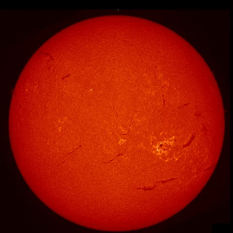 Image of Sun's chromosphere