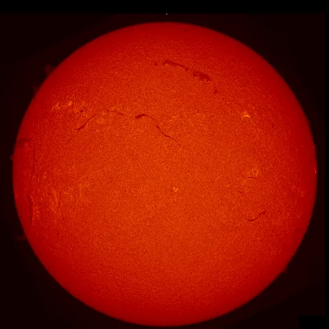 Image of Sun's chromosphere