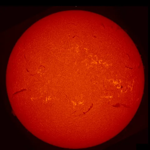 Image of Sun's chromosphere