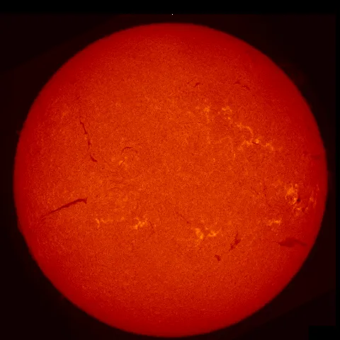 Image of Sun's chromosphere