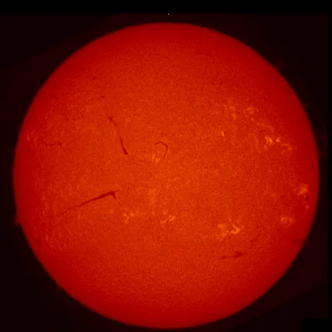 Image of Sun's chromosphere