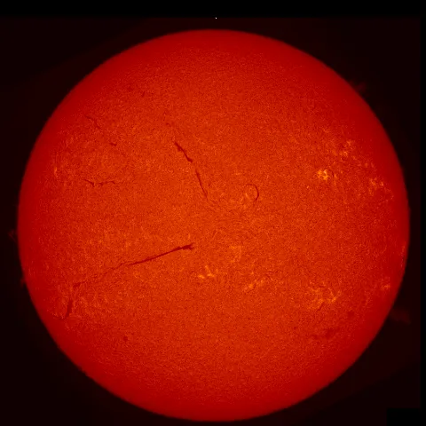 Image of Sun's chromosphere