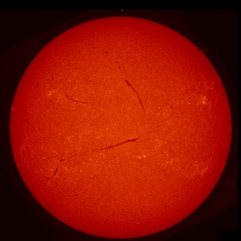 Image of Sun's chromosphere