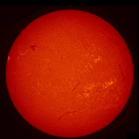 Image of Sun's chromosphere