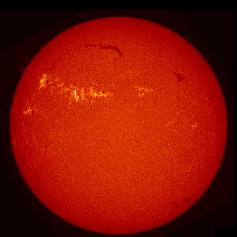 Image of Sun's chromosphere