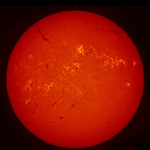 Image of Sun's chromosphere